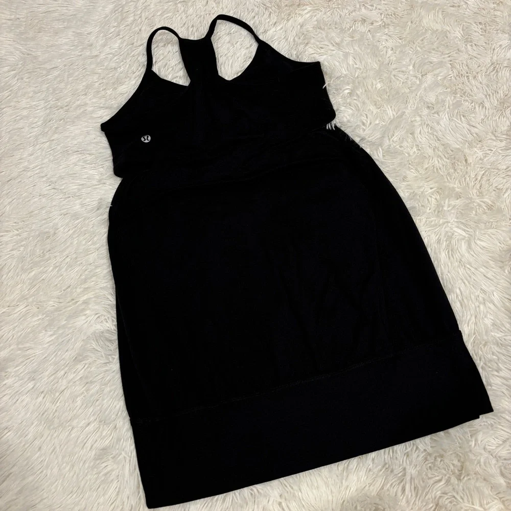 Lululemon No Limits Tank Top Black Bra Size 6 - Picture 11 of 13